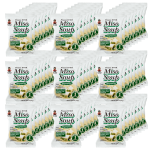 Miko brand freeze dried miso soup vegetable 72 packs